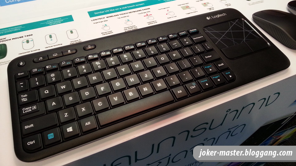 สำหรับราคาของ Logitech Wireless Keyboard K400R อยู่ที่ 1790 บาทฮะ